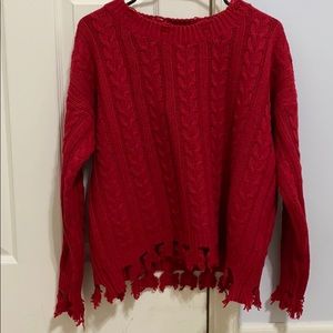 Never worn red sweater